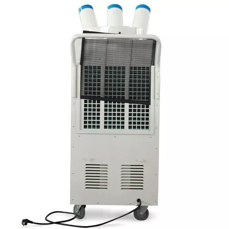 Industrial Portable air Cooler Mobile air Conditioner with Three Outlet Ducts 24000BTU