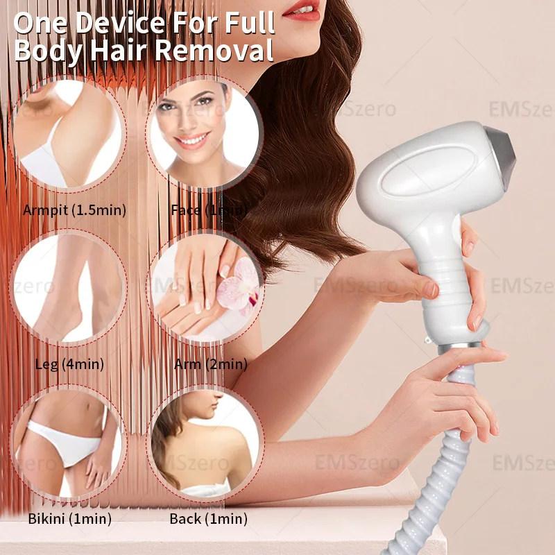 

808 Hair removal instrumentHD TOUCH SCREENHIGH POWER HANDLE 755NM+808NM+1064NM PAINLESS PERMANENT HAIR REMOVAL