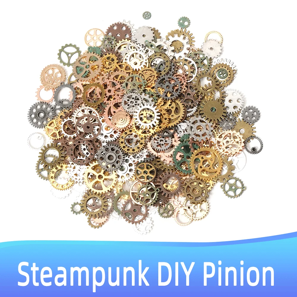 

Steampunk Clock DIY Pinion Accessories Handmade DIY Small Robot Material Mixed Pack A pack of About 30 Pieces Weighing 5 Grams