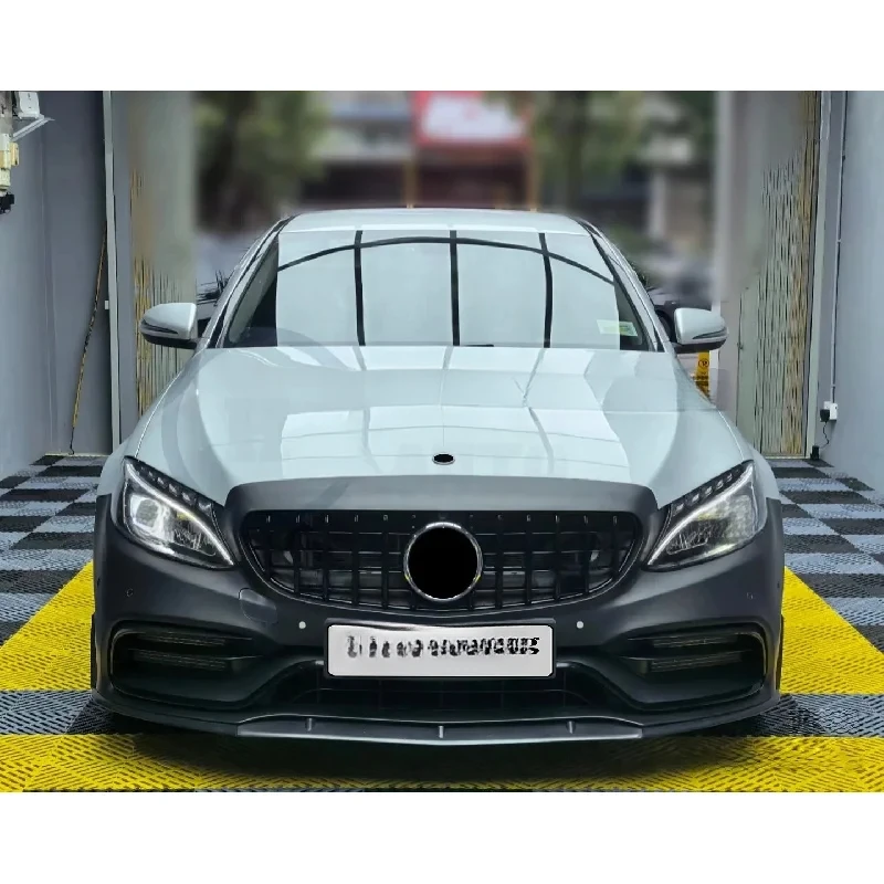 

High Quality C Class 2015-2021 Upgrade to W205 C63 Bodykit Front Rear Bumper Easy Installation