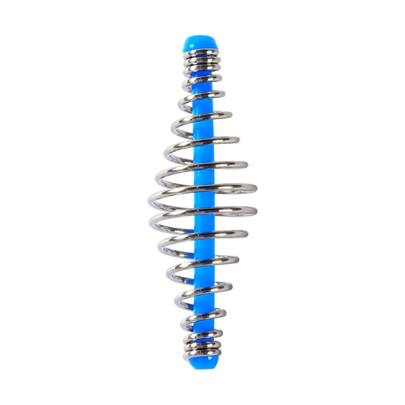  652D 10/30Pcs Fishing Feeder Catfishes BaitsThrower Fishing Feeder Baits Cage Spring Coils Inline Methods Feeder Fishing Tool