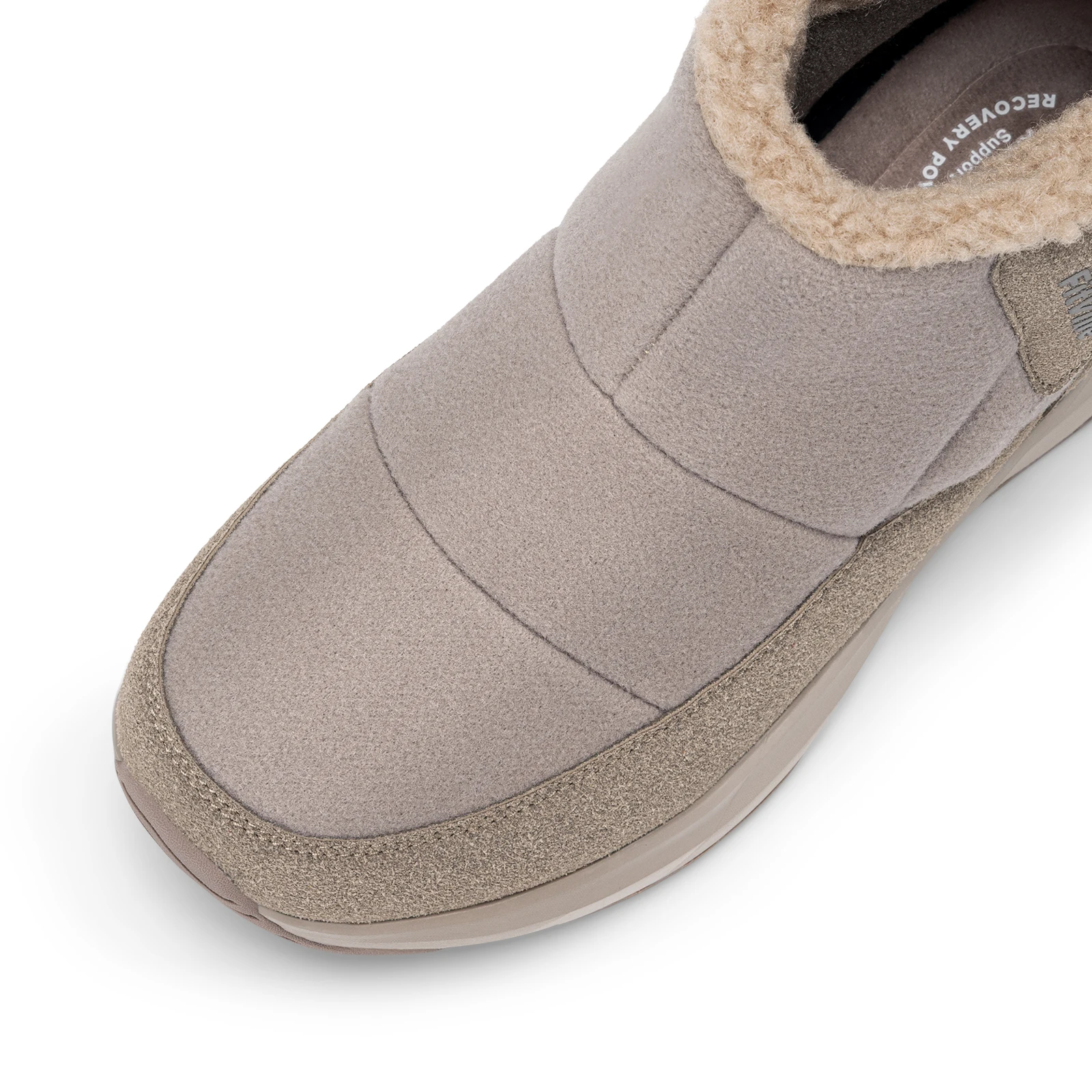 FitVille Damen-Schneestiefel mit extra breiter Zehenpartie, wasserabweisende, pelzgefütterte, warme Diabetiker-Schuhe zur Schmerzlinderung. – Detail 20