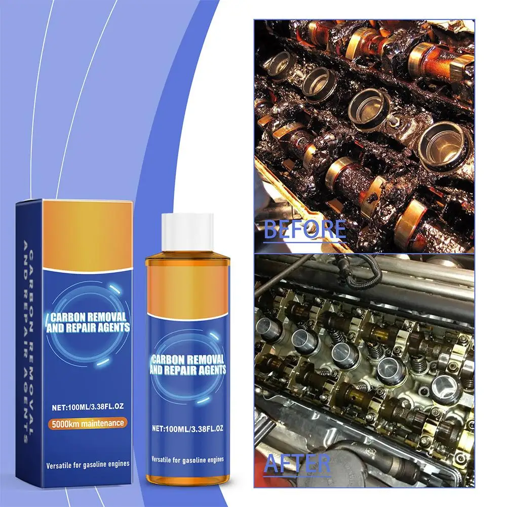 Car Engine Carbon Removal Repair Agents Powerful Cleaner Care Liquid Protectant Cylinder Decarbonization Noise Reduction Repair