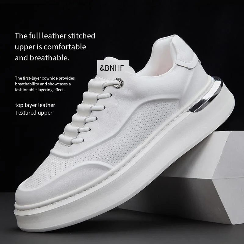 

Canvas upper men's casual fashion shoes, highly versatile, lightweight and breathable, trendy white shoes 9