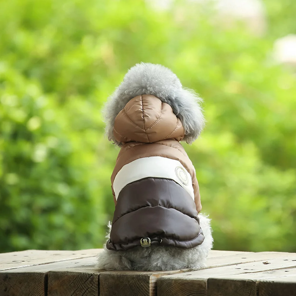 

1pc Down Cotton For Dogs Small Warm Vest Winter Outfit Outdoor Dog Clothes Pet Accessory Cotton Pet Dog Vest