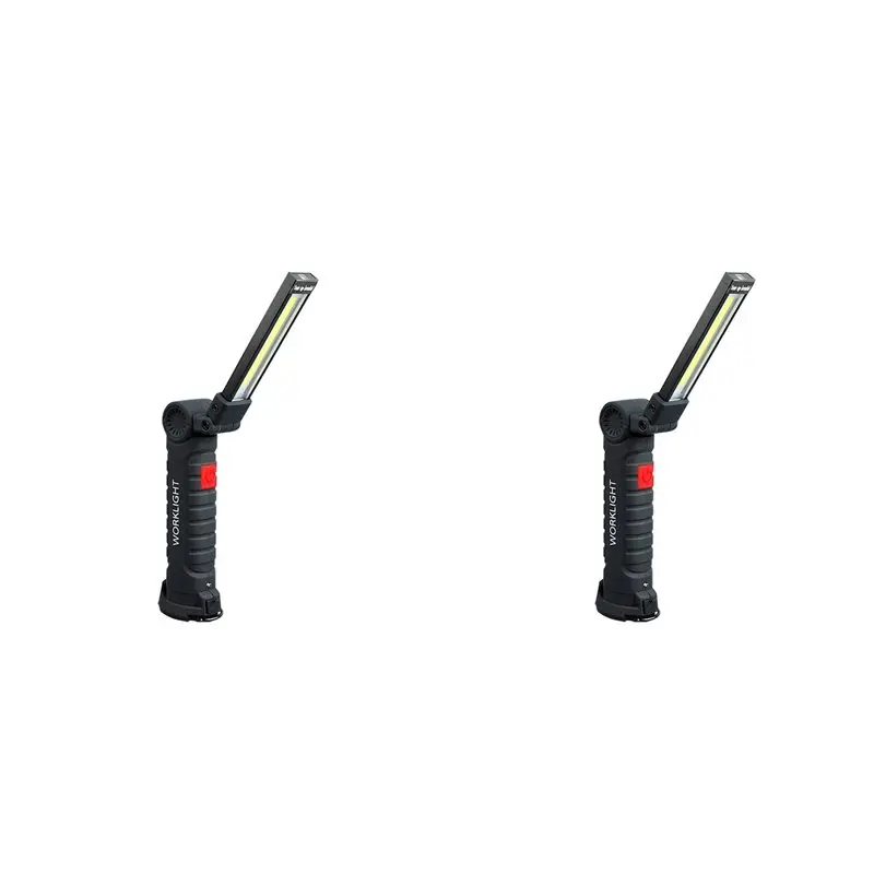 ABXD 2X LED Foldable Work Light Portable Waterproof Camping Light Car Repair Light Outdoor Tent Flashlight Small W51