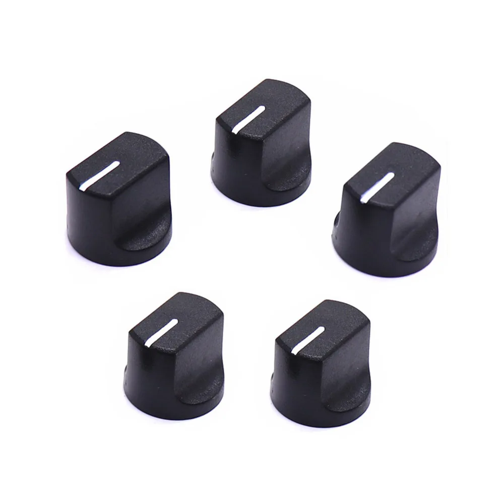 5Pcs Duckbill Type Knob 19x16MM Potentiometer Encoder Band Switch Flower Shaft Hole 6mm Power Amplifier Volume Adjustment Knob