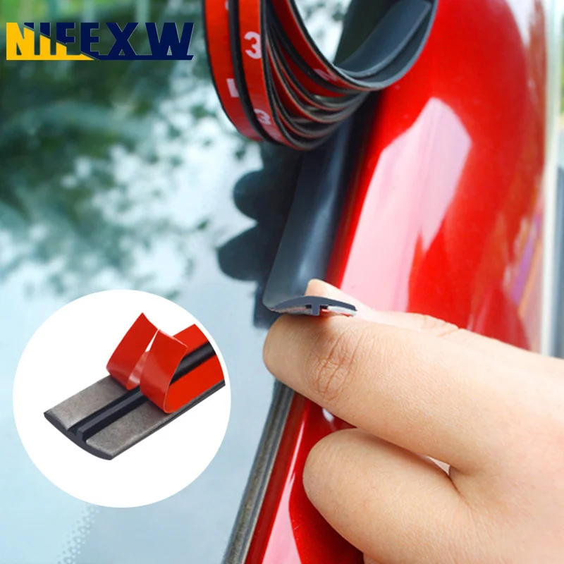 Auto Roof Window Seal Strips Windshield Stripping Edge Protector Sticker Windshield Roof Sealing Strip Car Rubber Seal Strip