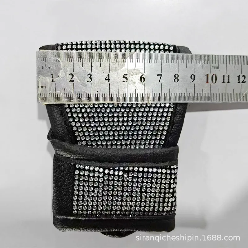 38 cm Bling Auto Zubehör Set Für Frauen Strass Lenkrad Abdeckung Sicherheitsgurt Abdeckungen Getriebe Shift Abdeckung Diamant Tasse Pads – Detail 33