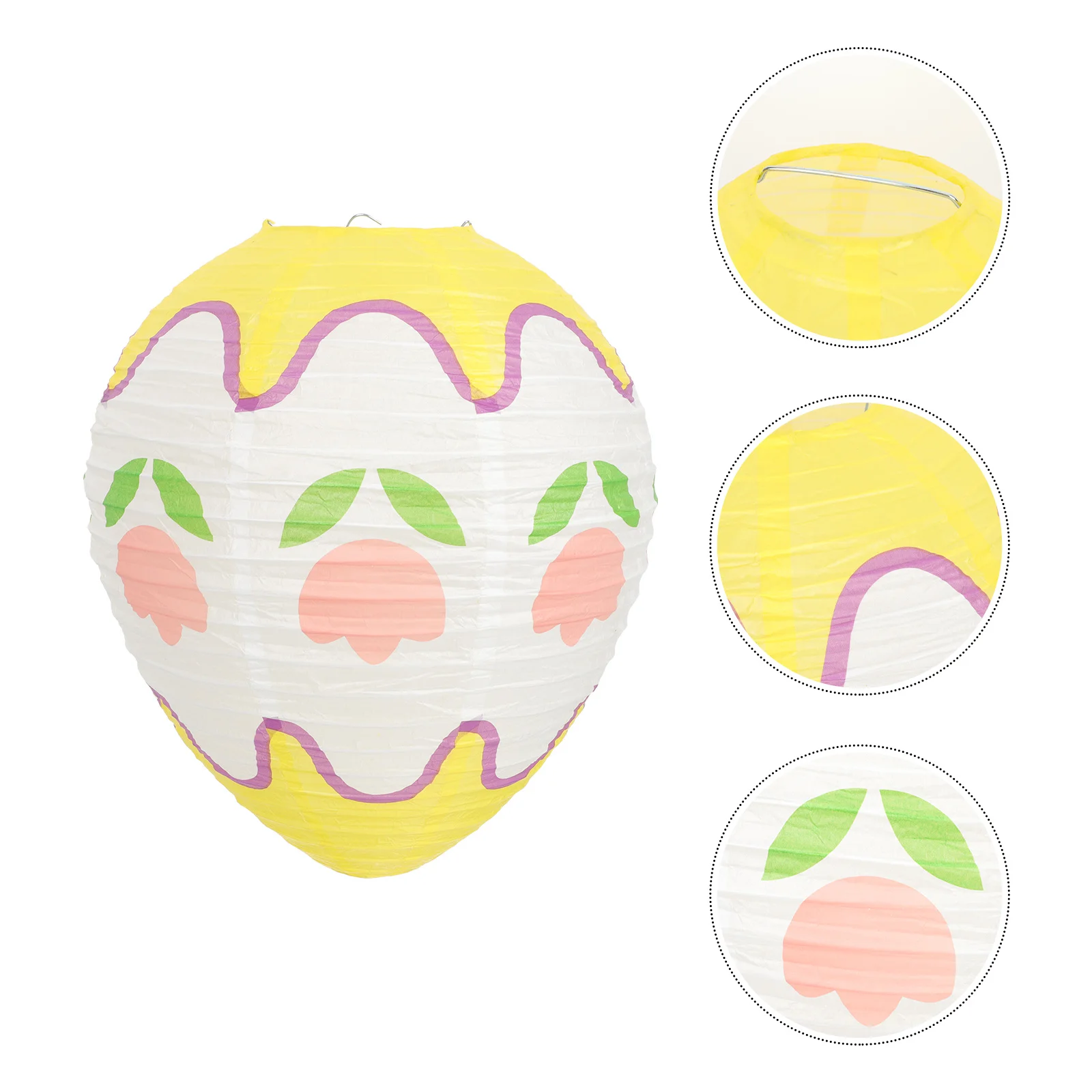

Creative Egg-Shaped Paper Lantern Easter Party Decoration Portable Hanging Props Festival Lantern Scene Layout