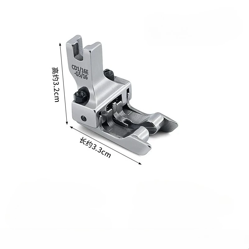 Industrial/Computer Flat Car Thick Material Double Rib Pressing Double Thread Presser Foot Sewing Machine Accessories view 4