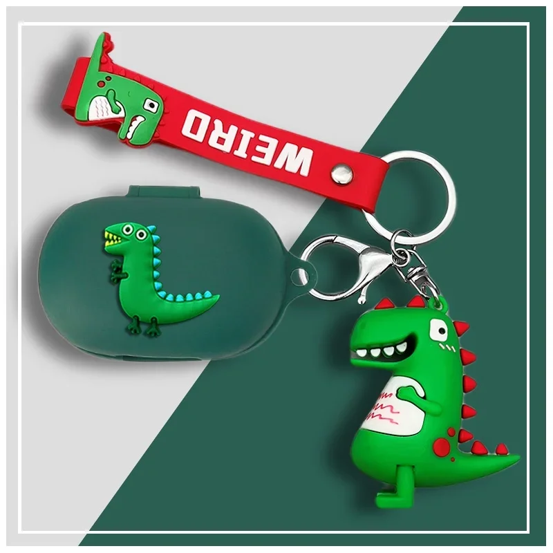 for Anker Soundcore Space A40 Case Protective shark Cute Cartoon Cover Bluetooth Earphone Shell Accessories TWS Headphone