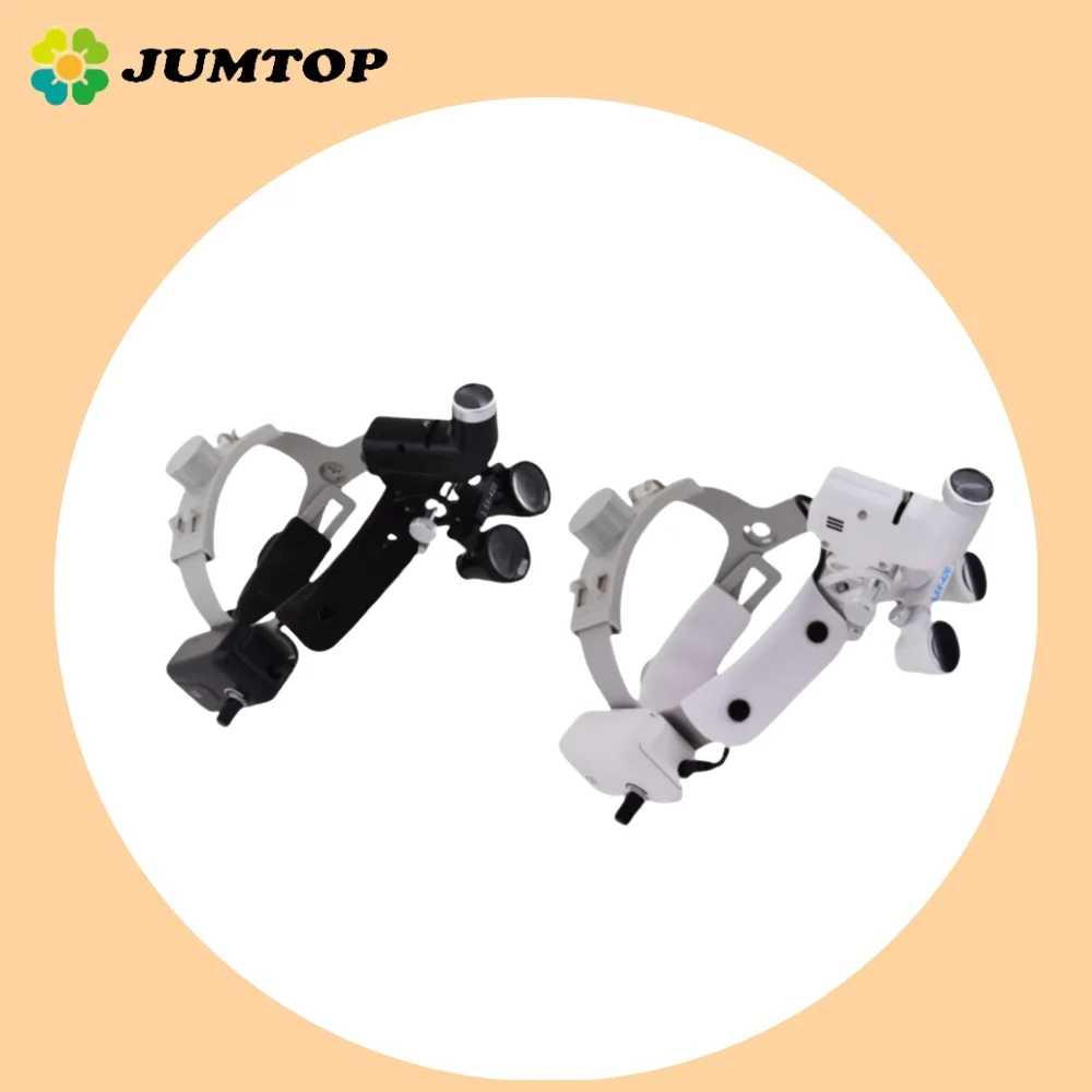 

JUMTOP Dental Lab Loupes - 2.5X/3.5X420 Binocular with 5W LED Headlight - Head-Mounted Magnification Tool