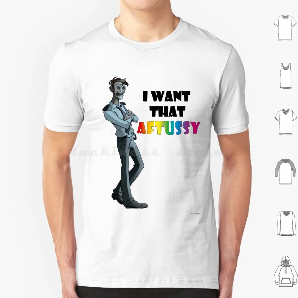 I Want William Afton T Shirt Big Size 100% Cotton Fnaf Security Breach Fazbear Glamrock Five Nights At Funny Meme Cursed