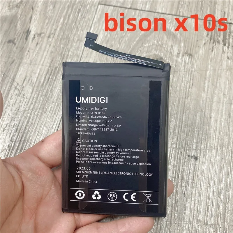 W magazynie dla UMIDIGI bison 2 Pro bateria 6150mAh o dużej pojemności dla UMIDIGI bison X10S bateria