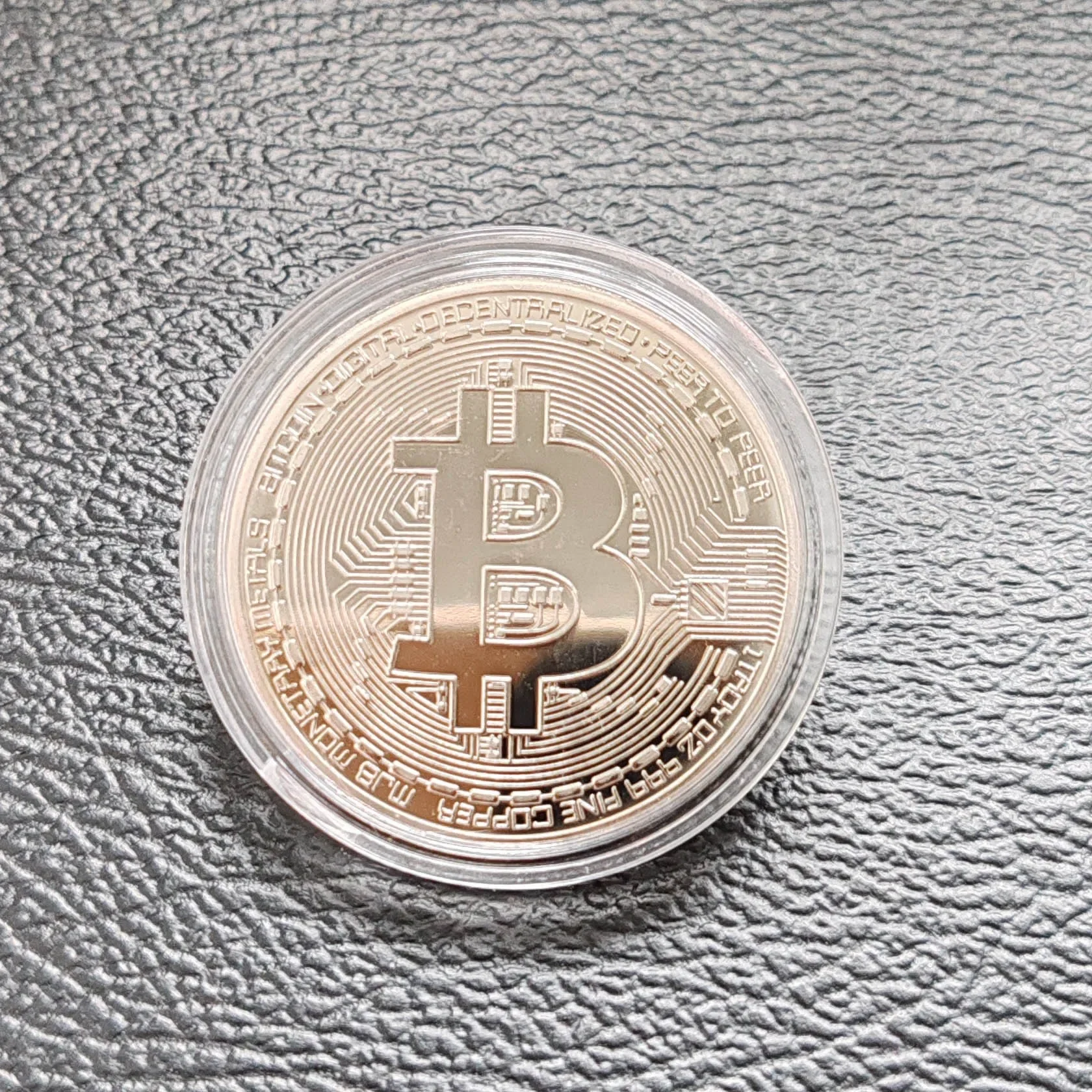 Bitcoin Coin Commemorative Casascius crypto coin Metal Antique Imitation Collectible Art Collection Gift Physical