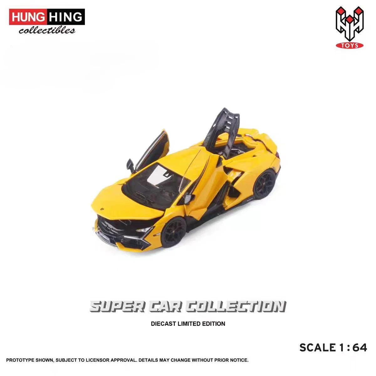 Pre-sale HH Hung Hing 1:64 Revuelto LB744 Alloy Full Open Car Model