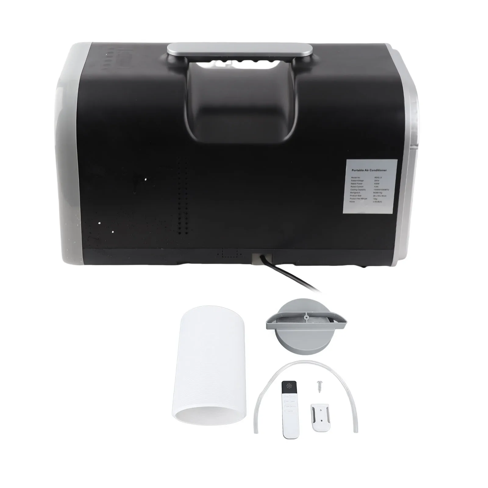 

Mobile Air Conditioner Energy Efficient Compression Cooling Portable Air Conditioner ABS Aluminum Alloy 4500BTU for Camping