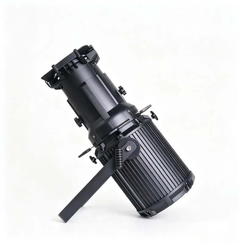Stage fill light 200W LED dual color temperature adjustable glass lens multi angle spotlight soft light DMX photography lighting
