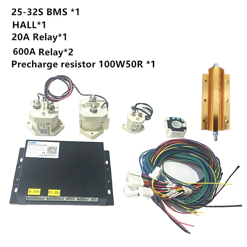 Heltecbms Smart Relay BMS 600A 500A 4S-32S lifepo4 bms 96v 60v 48v 200A 300A 8S 13S 16S 24S BT 485 CAN do akumulatorów litowych