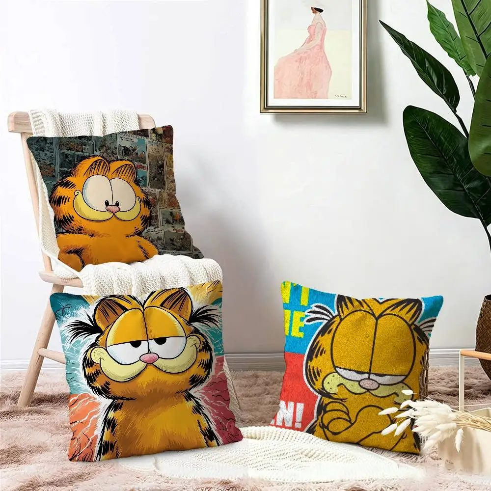 Classic Comic Cat G-Garfields Maple Design Cushion Cover Happy Autumn Harvest decor Holiday Decorati Pillow Cover