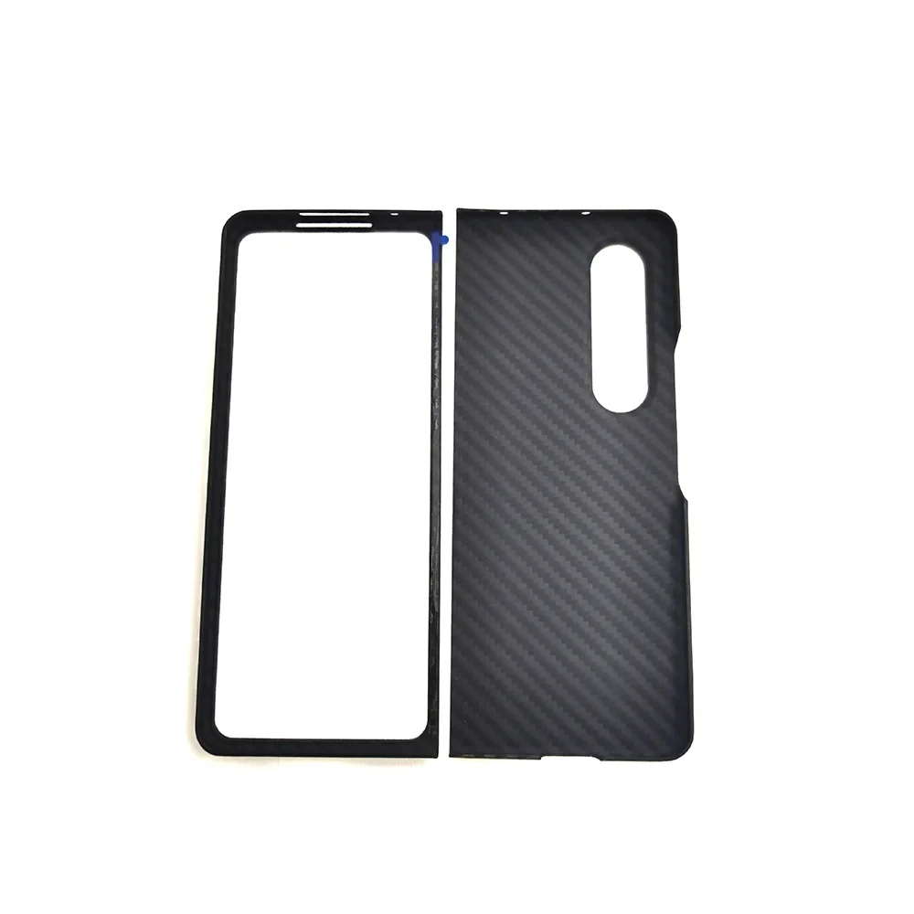 Real Carbon Fiber Case For Samsung Galaxy Z Fold 4 Fold4 Ultra Thin Phone Case For Galaxy Z Fold 4 Aramid Fiber Cover