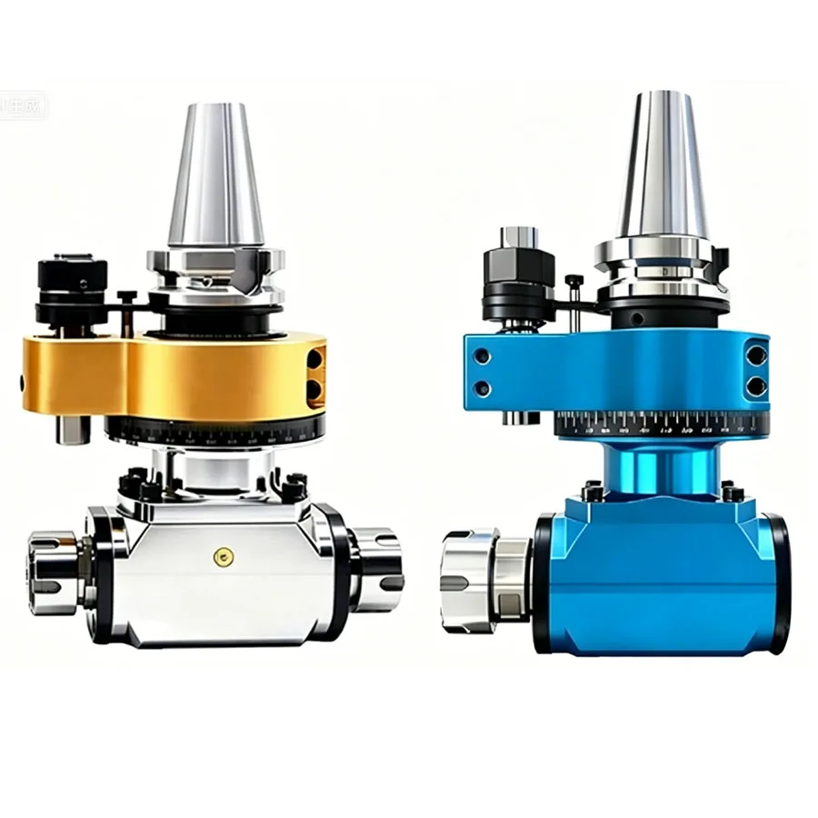

CNC angle head side milling head side processing BT30/40/50 machining center right angle head high-precision side milling head
