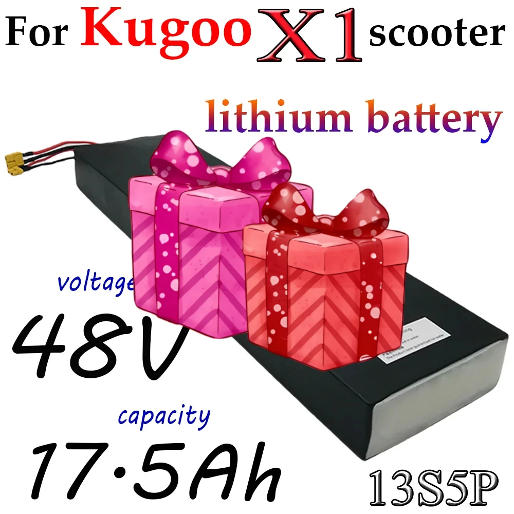

48V 13s5p 17.5Ah battery for Kugoo X1/X1Plus scooter lithium battery pack with BMS