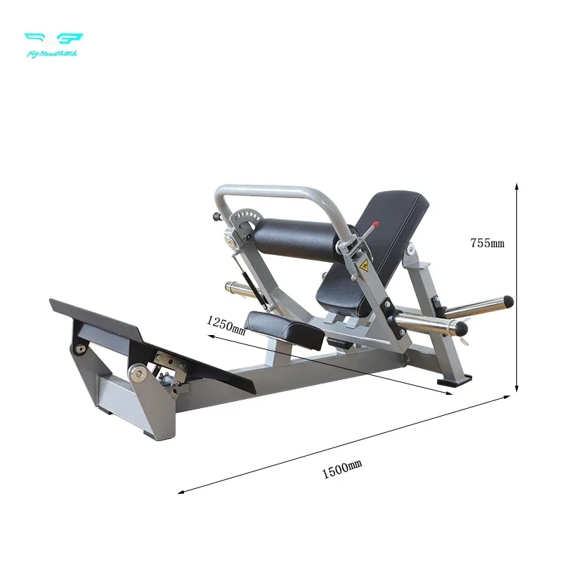 Glute Drive Machine Hip Thrust Commercial Gym Fitness Equipment OEM Glute Bridge Hip Lift Plate Loaded  Exercise Equipment