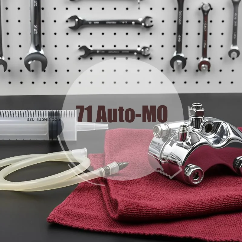 Motorcycle Brake Caliper Gas Bleeder Syringe Tool 100ml Universal One-hand Operation Kit for Motorbike Quick Repair
