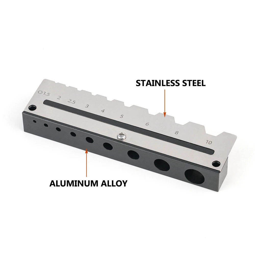 

9 Slot Wall Mount Wrench Rack, Hex Key Organizer Holder Storage Shelf, Wall Wrench Tray Carpenter Professional Tools Cart Setup