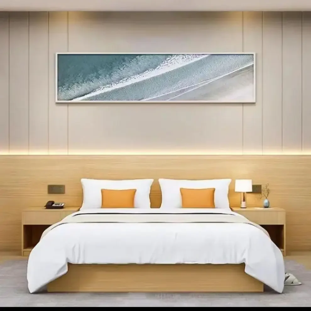 سرير الفندق والسرير والإفطار، أثاث غرفة نوم صغيرة قياسية كاملة، سرير مزدوج للإيجار