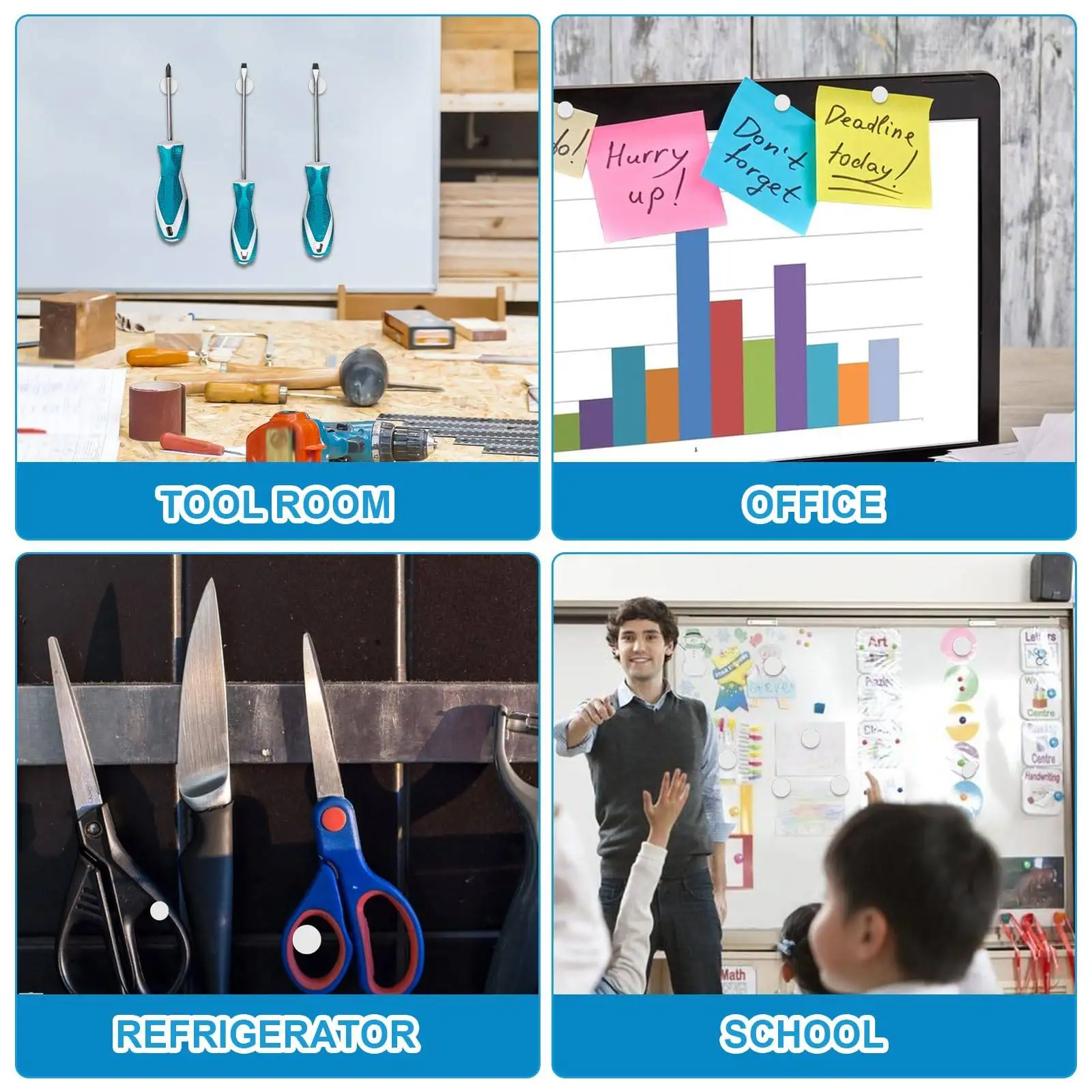 مغناطيس دائري 6 × 2 مم 6 × 3 مم، مغناطيس شديد التحمل، مغناطيس صغير للسبورة البيضاء، المطبخ، المكتب ومغناطيس الخزانة