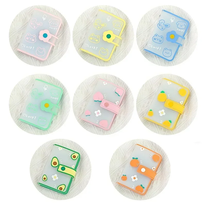 Mini Photo Album 20 Pockets 3 Inch Album PVC Photocard Holder Women ID Credit Card Holder Photocard Binder