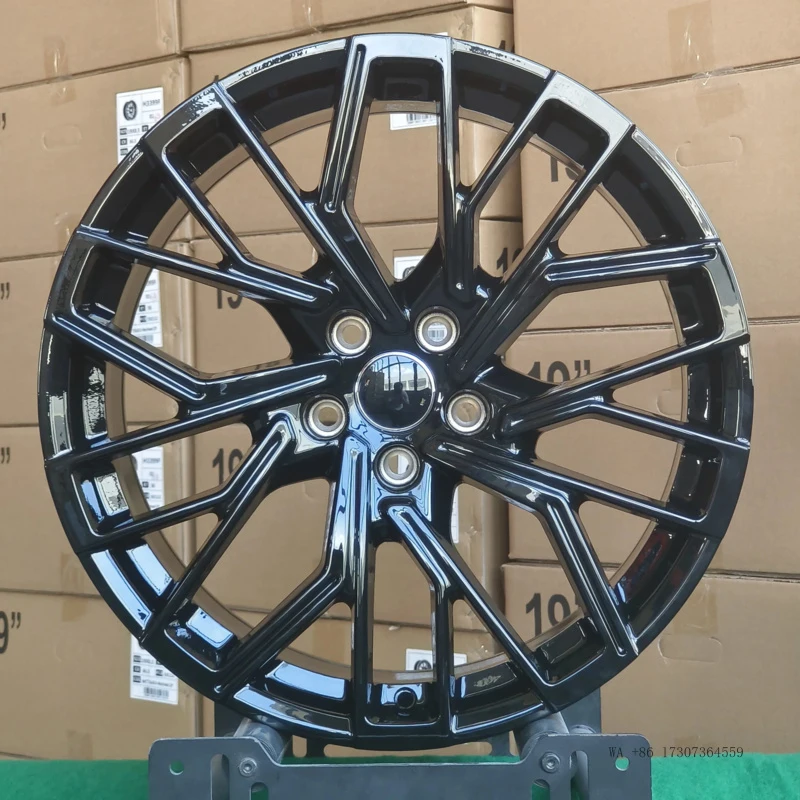 Hot 5x112 Wheels for Audi RS4 RS5 RS6 RS7 C7 C8 S4 B8 B9 S5 S6 S7 S8 SQ5 19 20 21 Inch Gloss Black Alloy Rims in Stock
