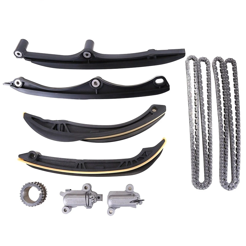 

Timing Chain Kit Black & Silver HL3Z-6268-A,HL3Z-6K255-B,HL3Z-6B274-B For Ford F150 Expedition Lincoln Navigator 3.5L V6 Turbo