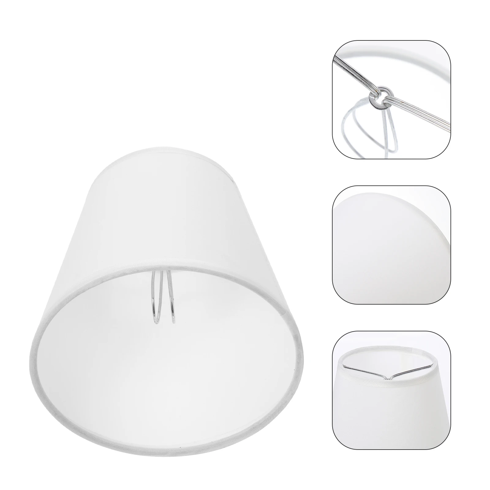 

1pcs Fabric Lampshade 90x140x130H Beige Universal Table Light Protective Eye Sturdy Daily Wear Linen Bedroom Decor