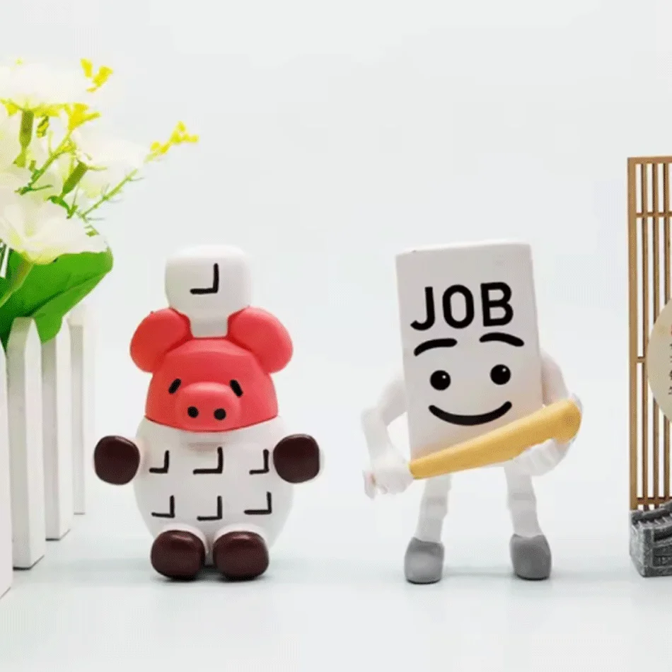 6-8 stks/set Steal a @ Brainrot-Game Beeldje Model Desktop Leuke Action Figure PVC Collectie Anime Beeldje Kawaii Model Speelgoed