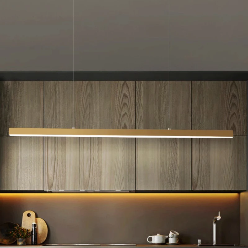 Plafonnier LED suspendu au design moderne, éclairage d'intérieur, luminaire décoratif de plafond, idéal pour une salle à manger