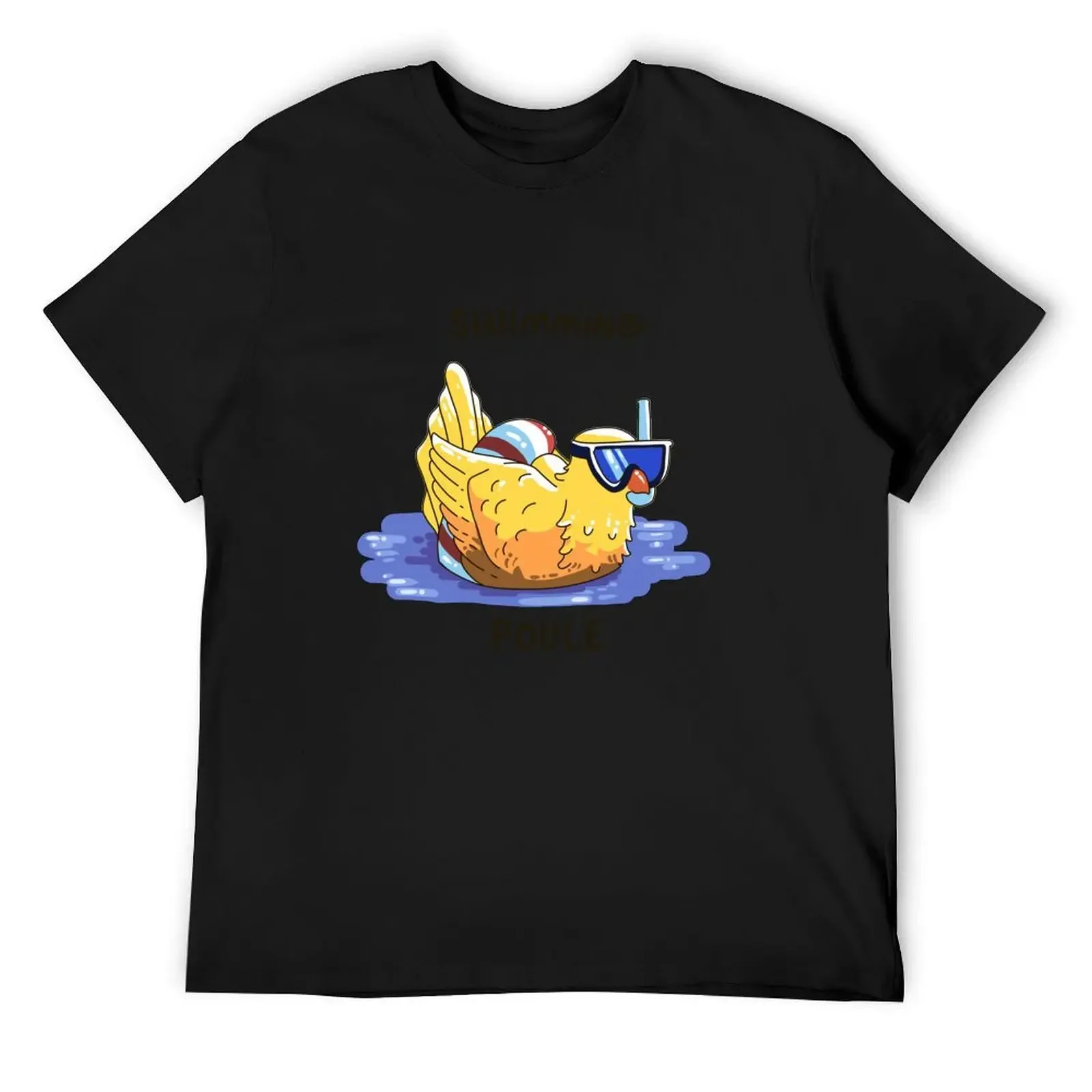 

swimming poule T-Shirt anime summer shirt plus sizes t shirts for men pack