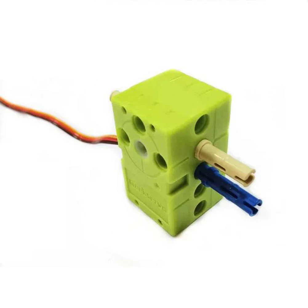 1/2/4pcs Geekservo 360 Degree Continuous Rotation Servo Green 0.7kg 4.8V-6V PWM Control Compatible with Legoeds Blocks Microbit