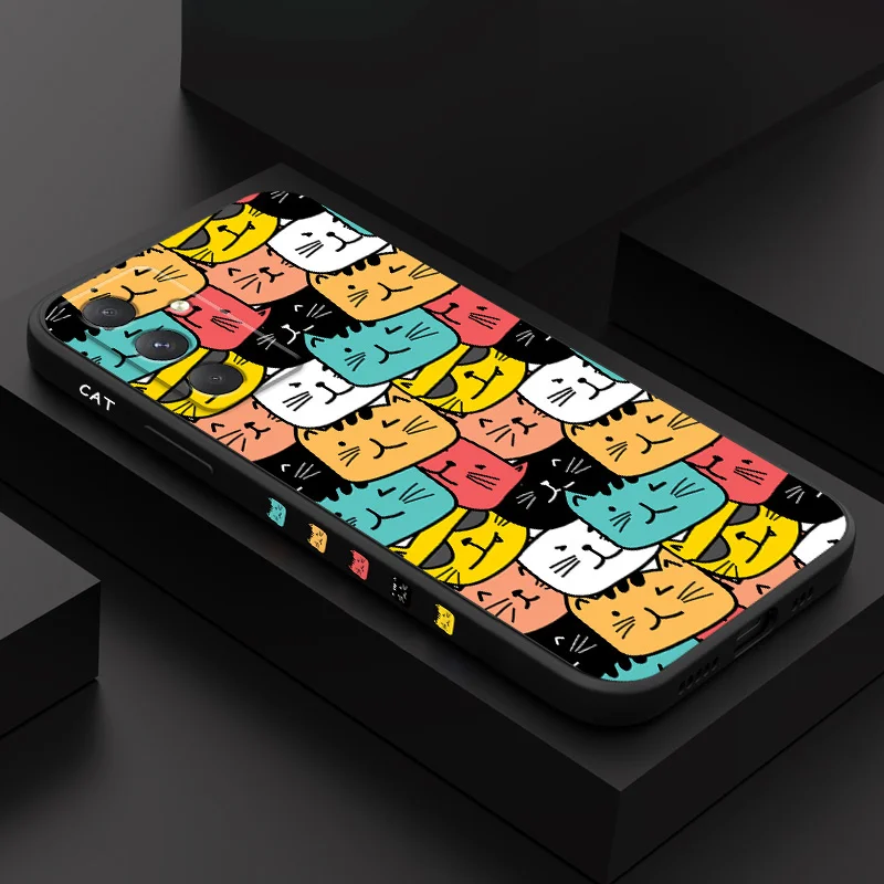 

Frame Stack Cat Phone Case For Samsung Galaxy A56 A36 A26 A16 A06 A55 A35 A25 A15 A05 A05S A54 A34 A24 A14 A04 A04S A04E 4G 5G C