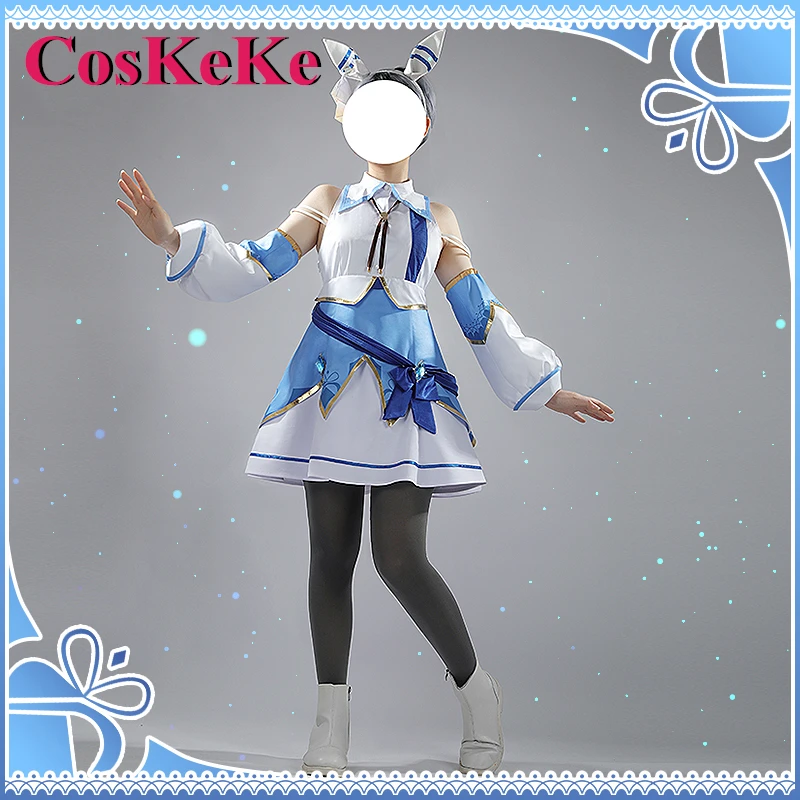 

【Customized】CosKeKe Hishi Miracle Cosplay Game Umamusume: Pretty Derby Costume Sweet Nifty Lovely Uniform Role Play Clothing New