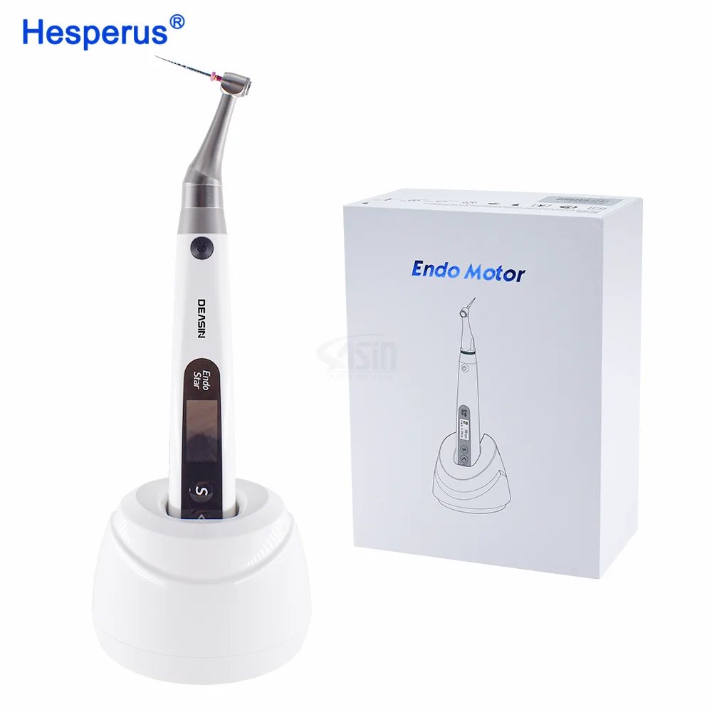 2 In 1 Den tal Wireless Endo Motor Built In Apex Locator for Endodontic rotary root Canal instrument Reciprocating 360 Adjustabl