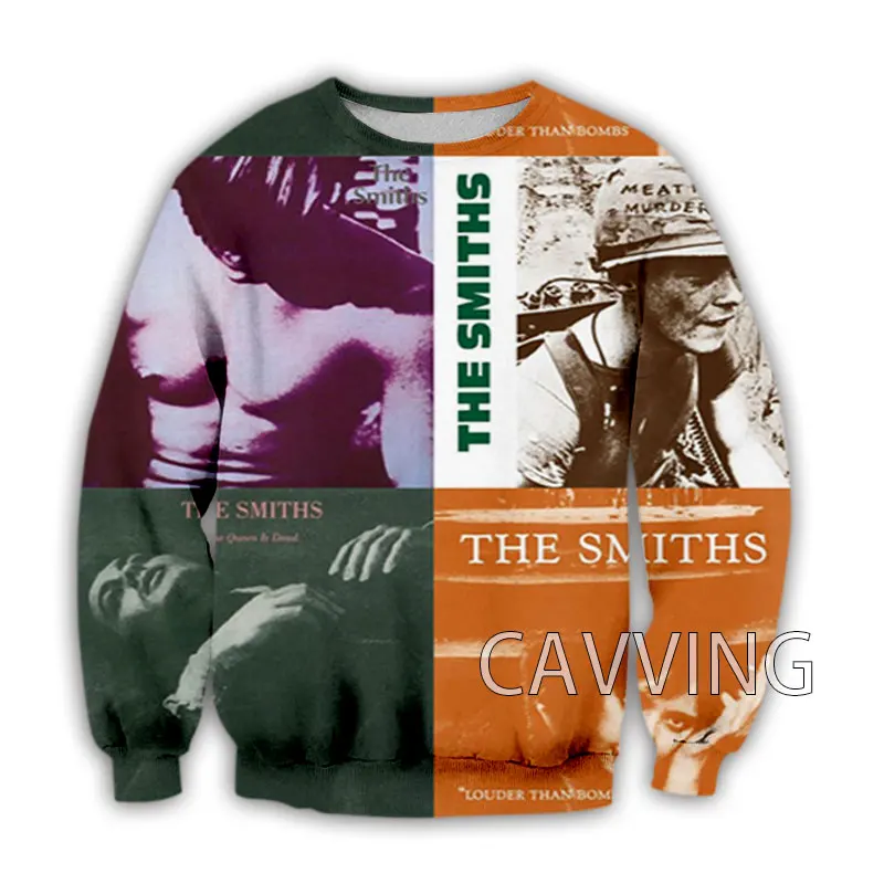 CAVVING-sudaderas con estampado 3D de The Smiths Rock para hombre y mujer, sudaderas de cuello redondo, estilo Harajuku, Tops de manga larga