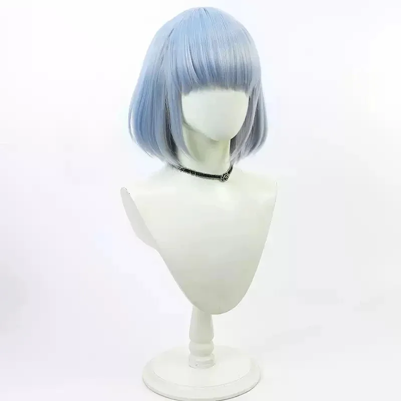 2025 12 برج الله Khun Aguero Agnes شعر مستعار تأثيري قصير مقاومة للحرارة الشعر الاصطناعية هالوين كرنفال لعب الأدوار #4