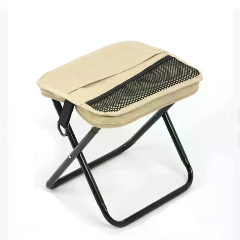 

Складной табурет Привлекательный дизайн Компактный складной размер Легкий строительный стул Холст