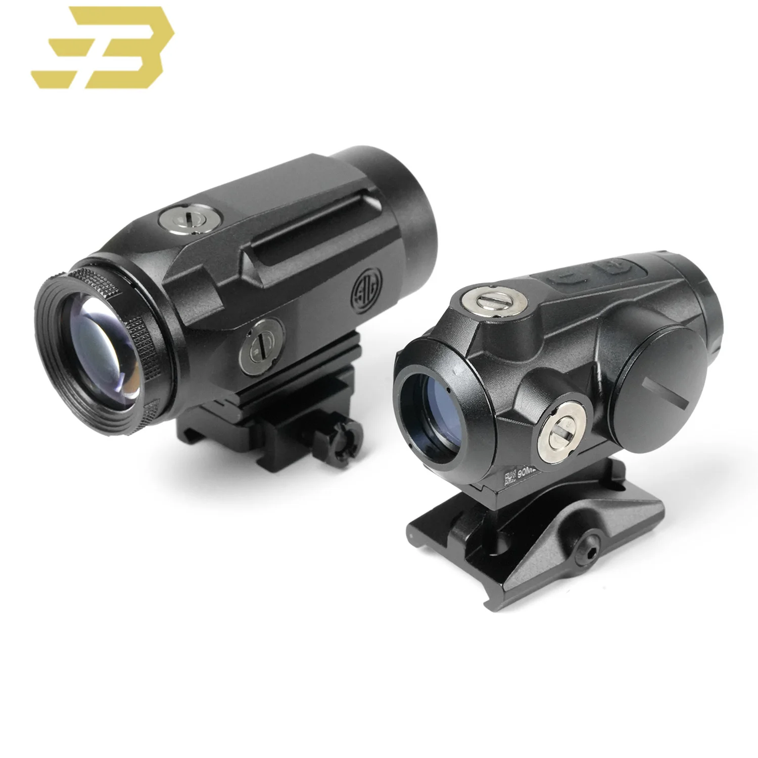 النطاق التكتيكي G33/G43/G45 المكبر 558/R5 ريد دوت البصر J5 البصريات المكبر VIS */R * R نقطة حمراء صغيرة تناسب 20 مللي متر السكك الحديدية #4