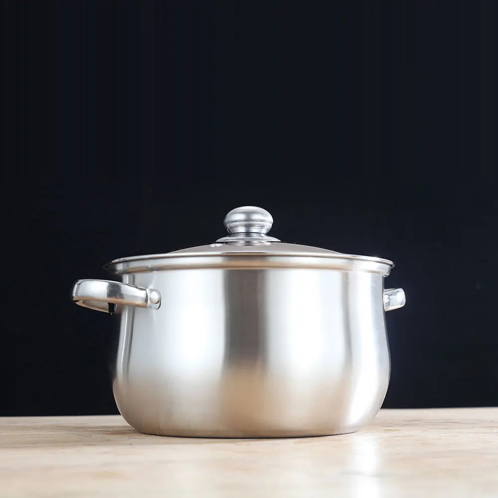 

5PCS stainless steel double handle soup pot set combination, with bowl extractor, plate holder, pot ear hand clip