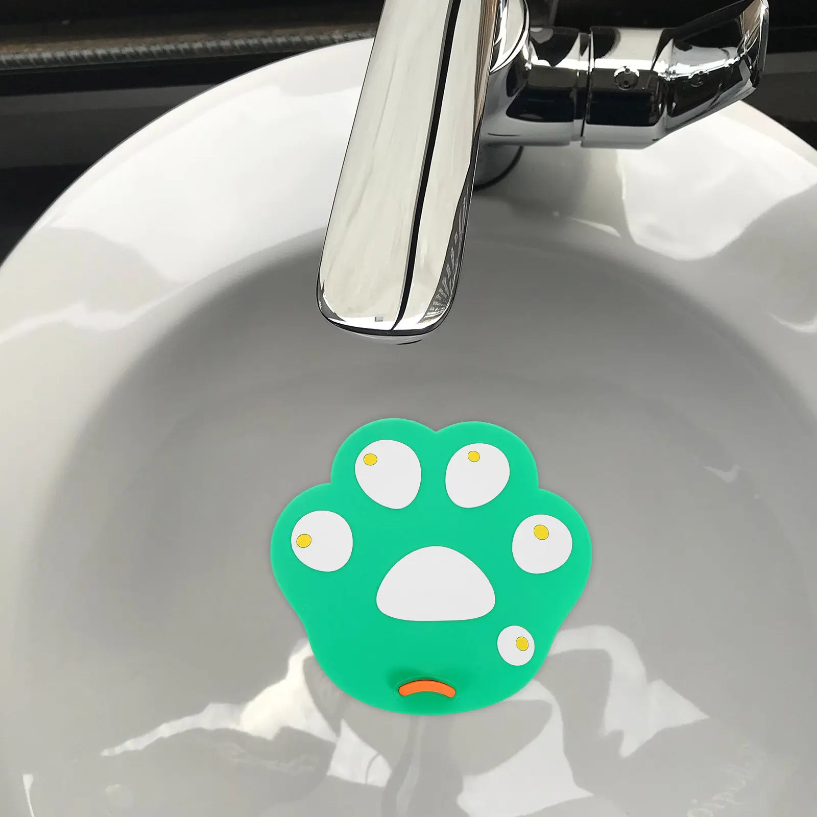 Cat Paw Silicone Floor Drain Cover Hair Catcher Anti Clog Odor Blocker for Shower Bathroom Kitchen Sink